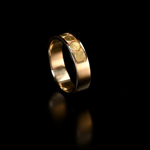 汉代盔甲金饰片指环（高密款） 商品图4