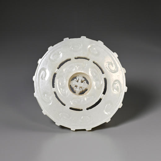 清代和田白玉“时来运转”转心佩 商品图1