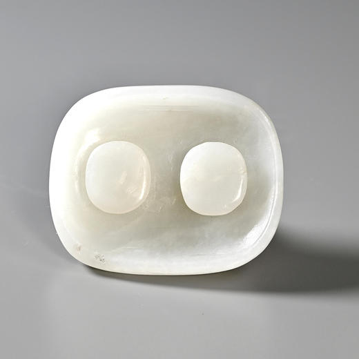 清代和田白玉螭龙“龙腾”带扣 商品图1