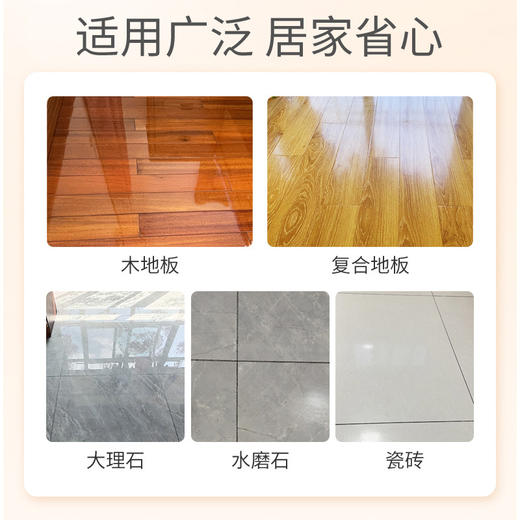 【居家清洁好物！地板香氛清洗剂】沫檬同款地板清洁剂门窗瓷砖拖地抑菌清洗剂整箱清洁液木地板，一瓶解决全屋清洁，适用于多种木地板/瓷砖/家具清洁护理。 商品图1