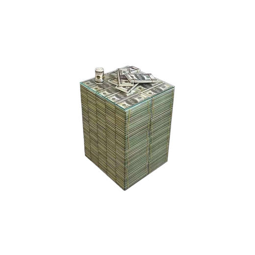 Benj&Soto 创意美金茶几 比利时家具品牌 美金边几 茶几 软 美金凳美元凳 商品图0