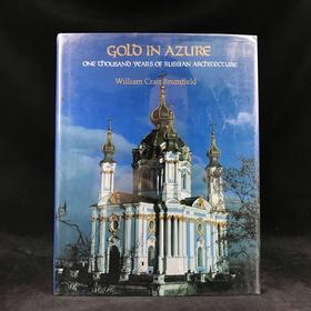 天蓝之金：俄国建筑一千年 数百幅插图 精装16开