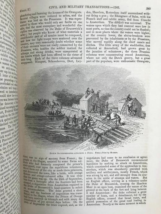 含藏书票！约19世纪后期 英国图史（卷2） 数百幅木版画插图 真皮精装16开 商品图7