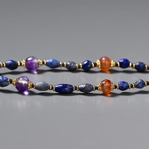 西亚高古青金石护身符项链 商品图3