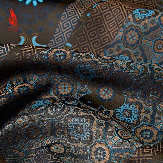 SAINTJOY/上久楷 宋锦双面披肩 如意盘长 CJ13262-1 商品图6