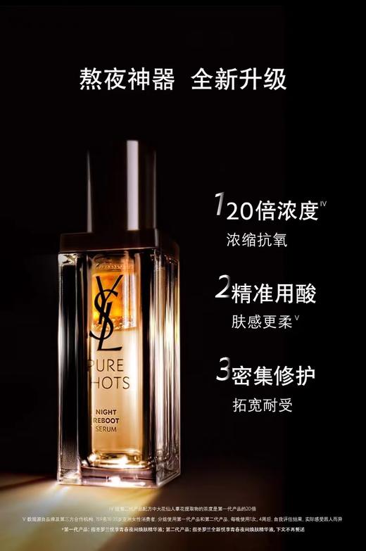 【YSL夜皇后精华50ML】高版本配专柜手提袋 扫码标 商品图0
