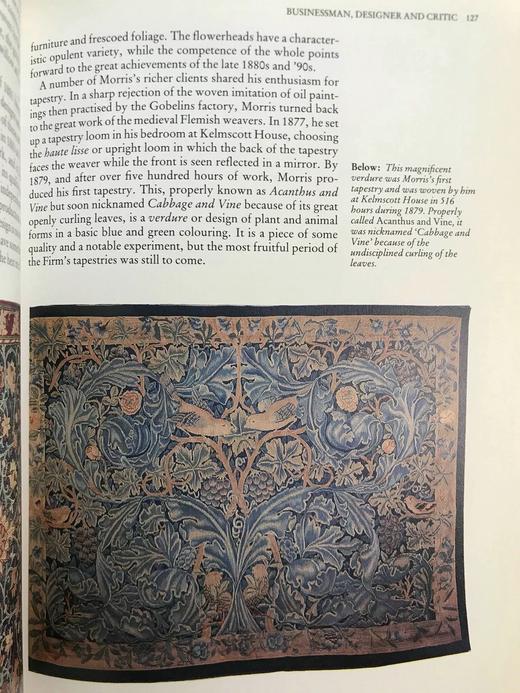 威廉·莫里斯的生平与作品 100幅插图（60幅彩色） 精装16开 商品图6