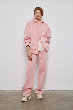 空气层凹凸印开襟外套