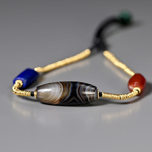 西亚高古缠丝玛瑙“天眼”手串 商品图2