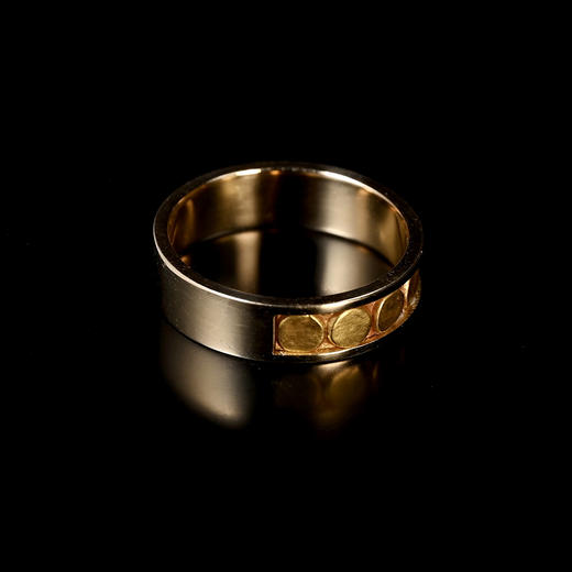 汉代盔甲金饰片指环（高密款） 商品图2