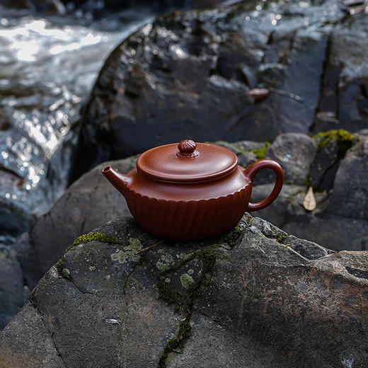 龙德堂陶艺 汤宣武制《流霞》原矿大红袍 210cc 库存请咨询客服 商品图1