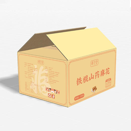 怀生堂铁棍山药麻花1280g大箱装    1箱 商品图5