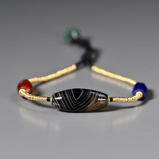 西亚高古缠丝玛瑙“天眼”手串 商品图1