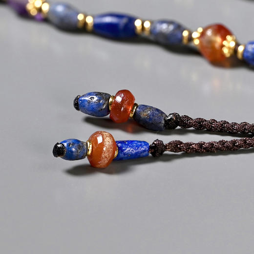 西亚高古青金石护身符项链 商品图6