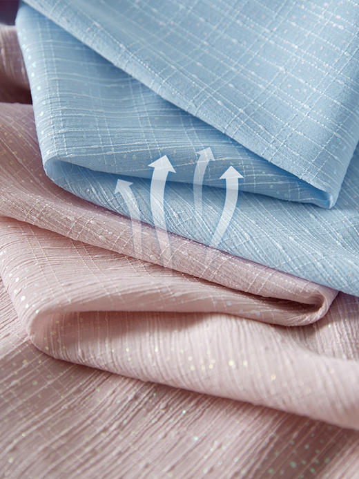 【129选3件，不退换】熙世界七分泡泡袖雪纺衫女春夏2025春秋新款气质V领小衫别致上衣 商品图3