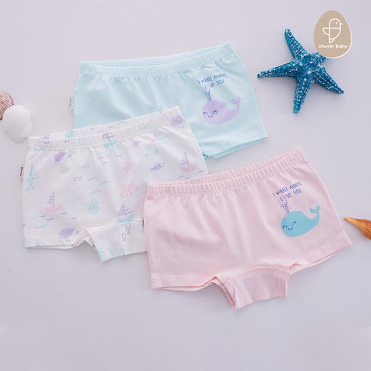 【四季内裤】卓儿女童纯棉平角裤内裤适合2岁-12岁 商品图7