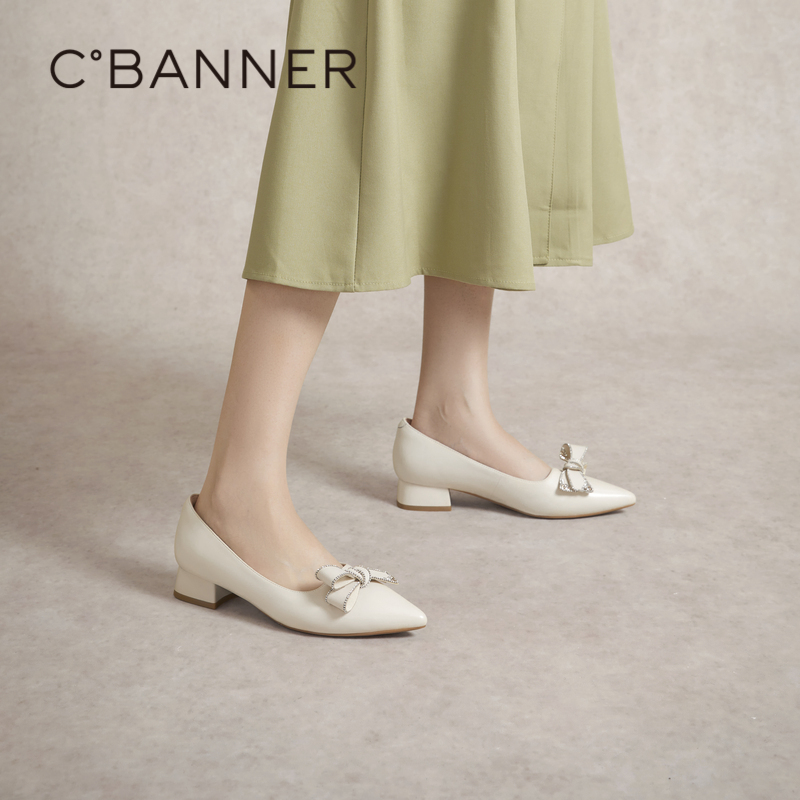 千百度春季浅口单鞋A24132716