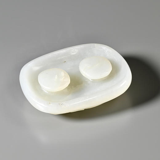 清代和田白玉螭龙“龙腾”带扣 商品图8