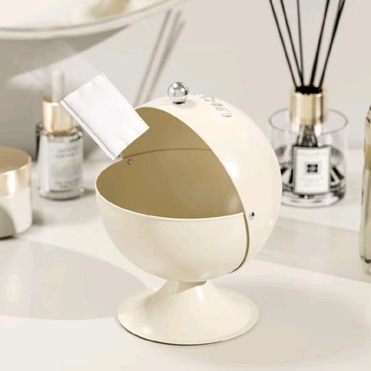 麦桶桶桌面地球仪收纳盒小带盖零食防尘杂物 商品图1