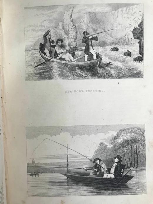 约19世纪后期 乡村生活（卷2） 数十幅版画插图 真皮精装16开 商品图8