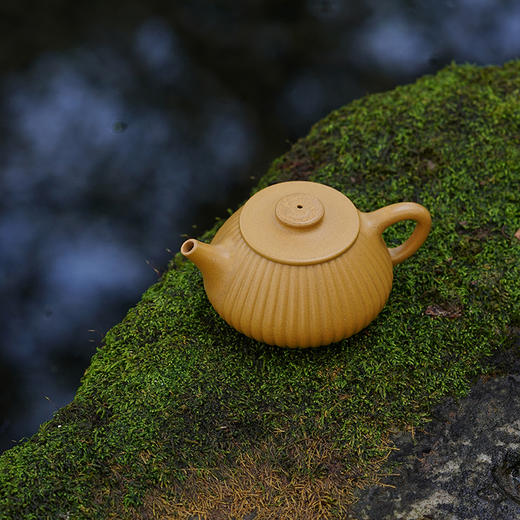 龙德堂陶艺 汤宣武制《锦瓢》原矿黄金段 220cc 库存请咨询客服 商品图2