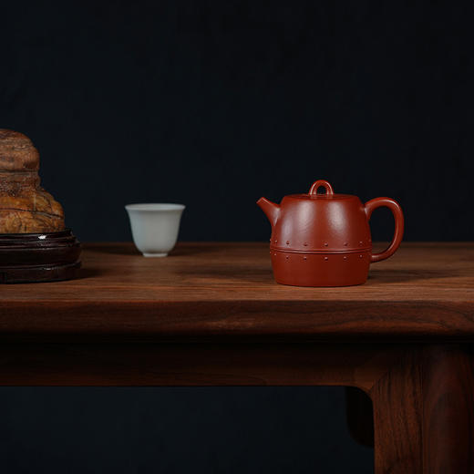 龙德堂陶艺 汤宣武制《金鼓齐鸣》原矿大红袍 220cc 库存请咨询客服 商品图0