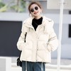短版羽绒衣女冬季2023新款小个子气质洋派时尚设计感加厚连帽外套 商品缩略图2