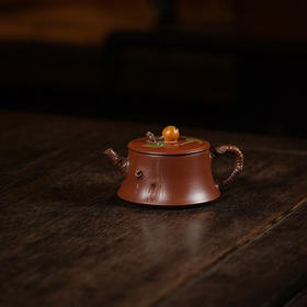 龙德堂陶艺 徐飞制 《雨露枇杷》原矿底槽清 200cc 库存请咨询客服