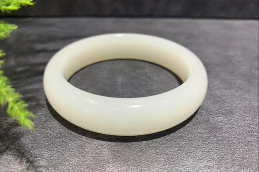 【御珠宫坊】羊脂白玉手镯54mm 商品图6