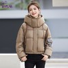 加厚短版羽绒衣女冬2023年新款小个子香风洋派时尚设计感连帽外套 商品缩略图3