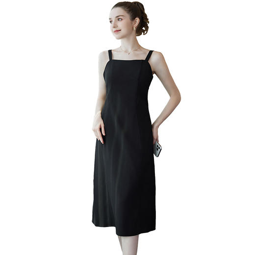 奢姿2026年夏季新款大码女装气质简约长裙胖妹妹大方百搭连衣裙9941862026 商品图4