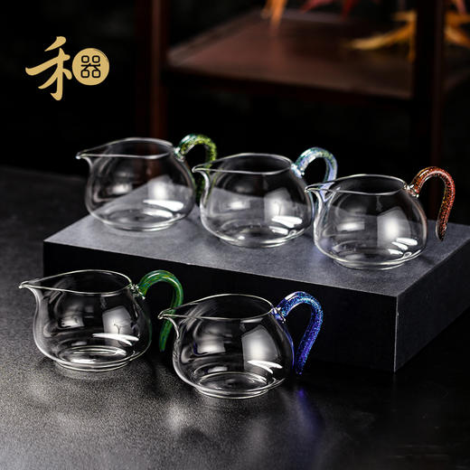 禾器炫彩·淡然茶海 高硼硅公道杯分茶器玻璃匀杯茶具 高端茶器 茶道 商品图3
