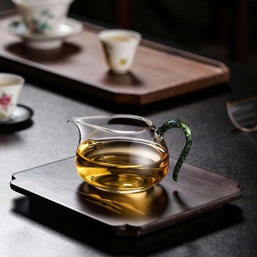 禾器炫彩·淡然茶海 高硼硅公道杯分茶器玻璃匀杯茶具 高端茶器 茶道 商品图6