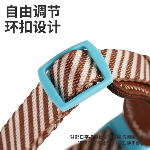 zeze皮制宠物胸背牵引绳-B  商品图3