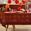 五福临门红色新年方桌布轻奢高级感餐桌客厅氛围感桌布 商品缩略图0