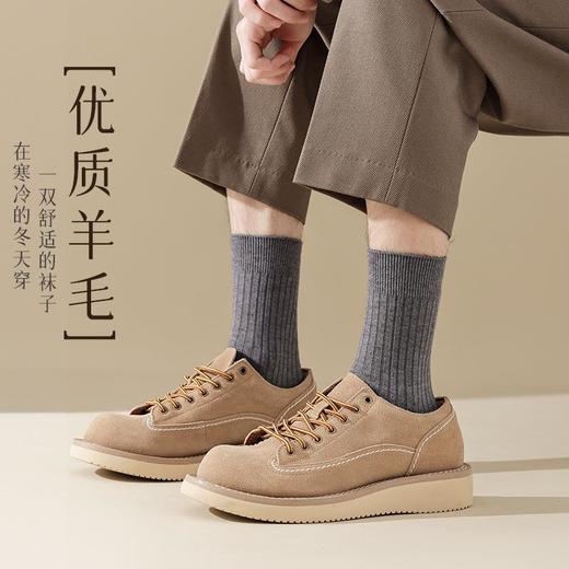 【48小时发货】【5A抗菌】【持续加热·告别寒冷】秋冬袜子男加厚羊毛保暖袜秋冬季男士厚袜子休闲商务高筒5A抗菌袜 商品图1