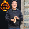 中年加绒加厚毛衣，男中老年男装假两件体恤衫爸爸冬装针织保暖上衣DL-1788 商品缩略图3
