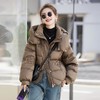 短版羽绒衣女冬季2023新款小个子气质洋派时尚设计感加厚连帽外套 商品缩略图3