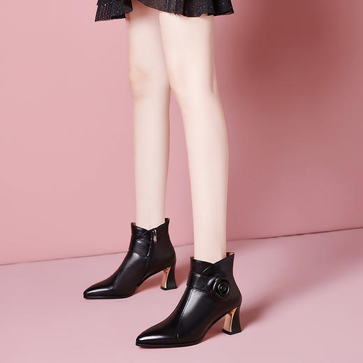 秋冬新款，欧美时尚百搭出行短靴SY-832A2 商品图4