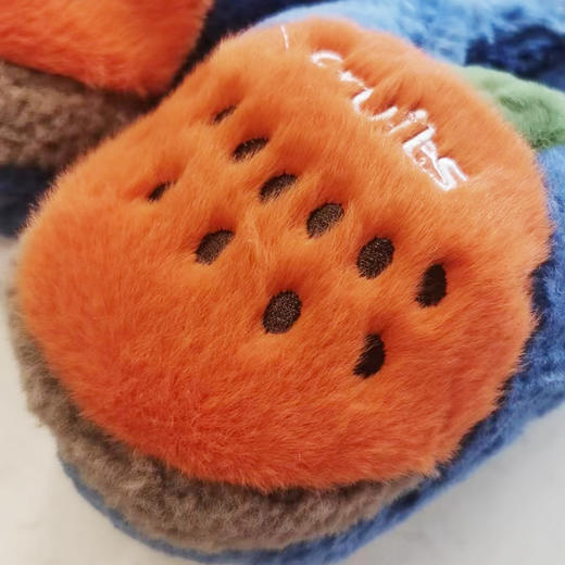 中童丨儿童西瓜棉拖鞋毛绒保暖【WG22660】 商品图4