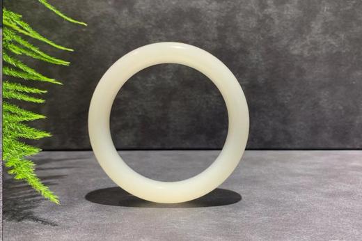 【御珠宫坊】羊脂白玉手镯54mm 商品图5