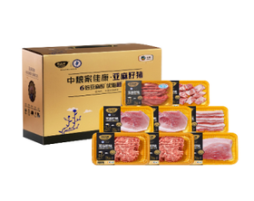 中粮家佳康亚麻籽猪肉礼包468型2680g