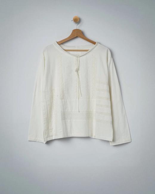 Khadi and Co白色蕾丝上衣 商品图8