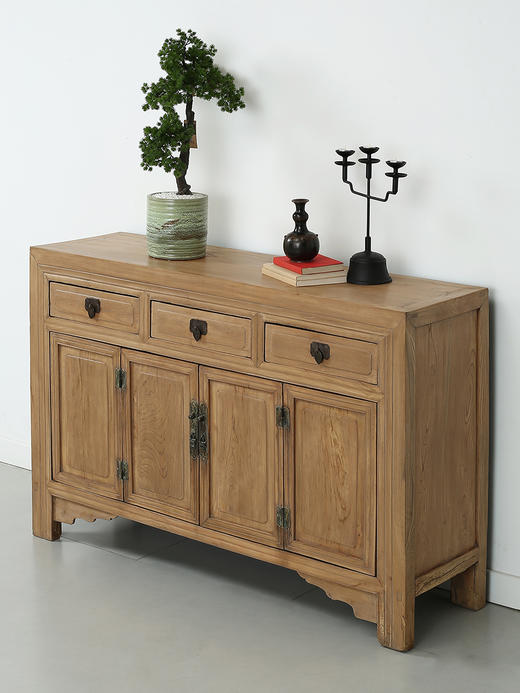 苏式复古明清家具榉木柜客厅餐边柜收纳柜老物件实木家具诧寂风 商品图1