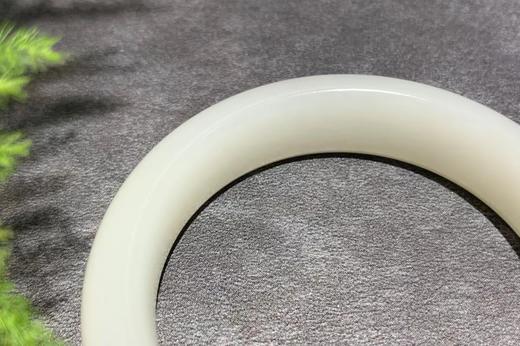 【御珠宫坊】羊脂白玉手镯54mm 商品图1