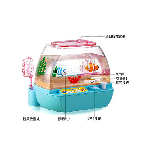Mimiworld 欢乐水族箱 | 水族馆电动仿真男孩捞鱼玩具儿童过家家节日礼物 3岁+ 商品图4