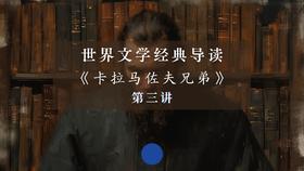 《卡拉马佐夫兄弟》第三讲（下）