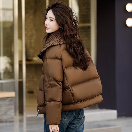 羽绒服女秋冬季2023新款时尚今年小香风气质显瘦泡芙感短款外套 商品图1