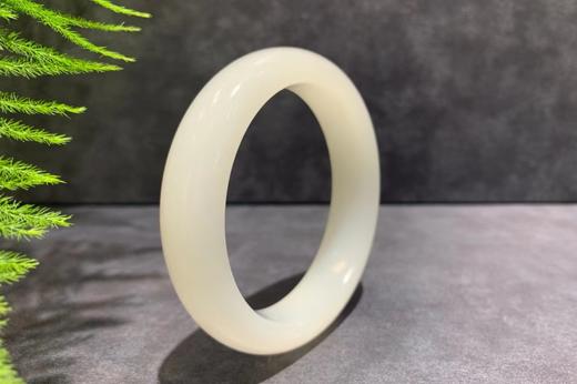 【御珠宫坊】羊脂白玉手镯54mm 商品图2