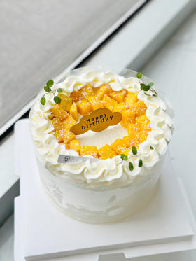 6寸芒果椰香糯米蛋糕